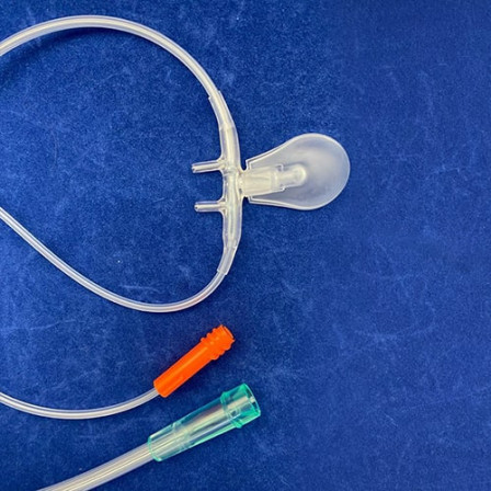 Nasal/Oral Dual CO₂ Sampling Cannula W/O₂ Delivery